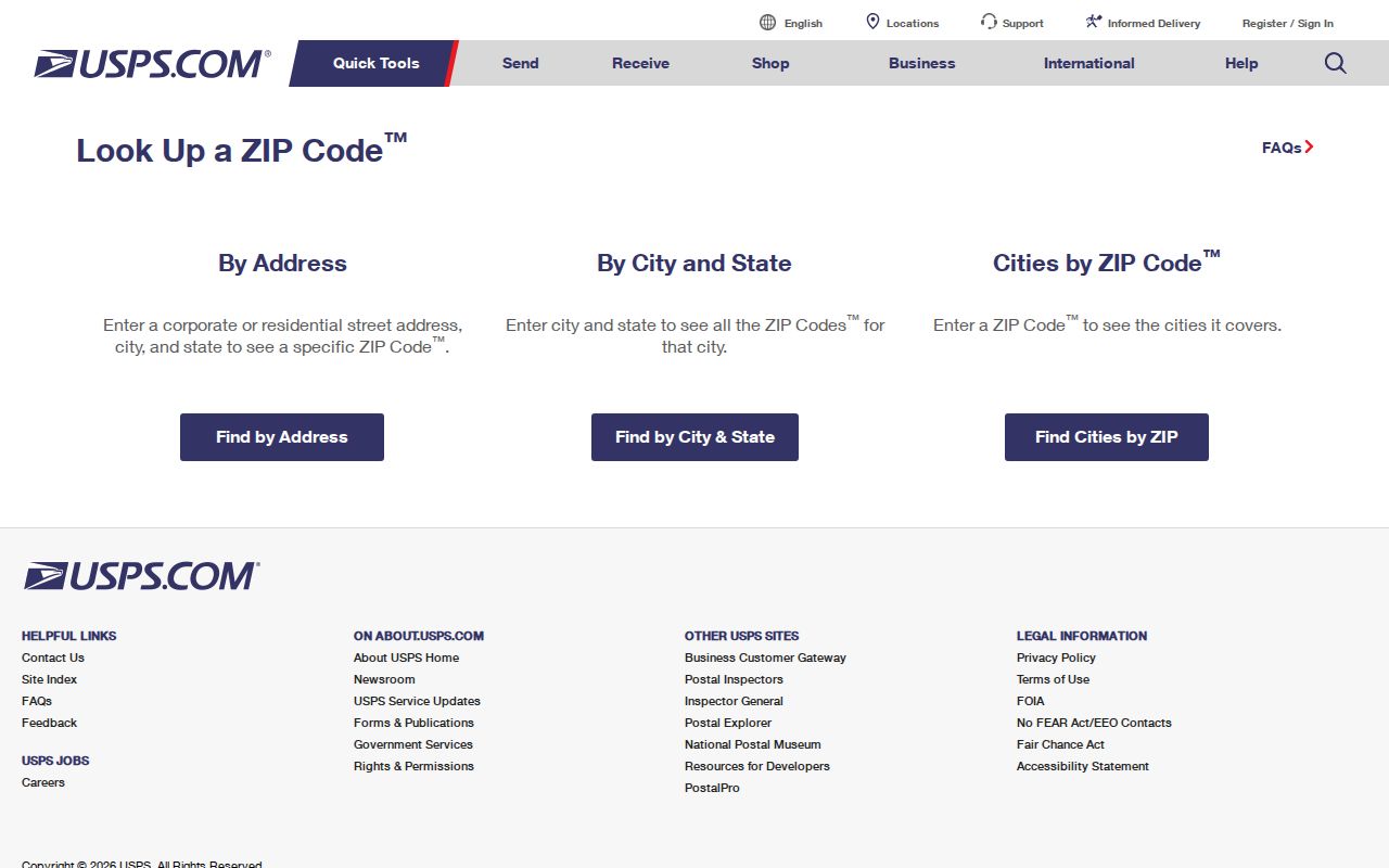 Edison ZIP code directory USPS address lookup
